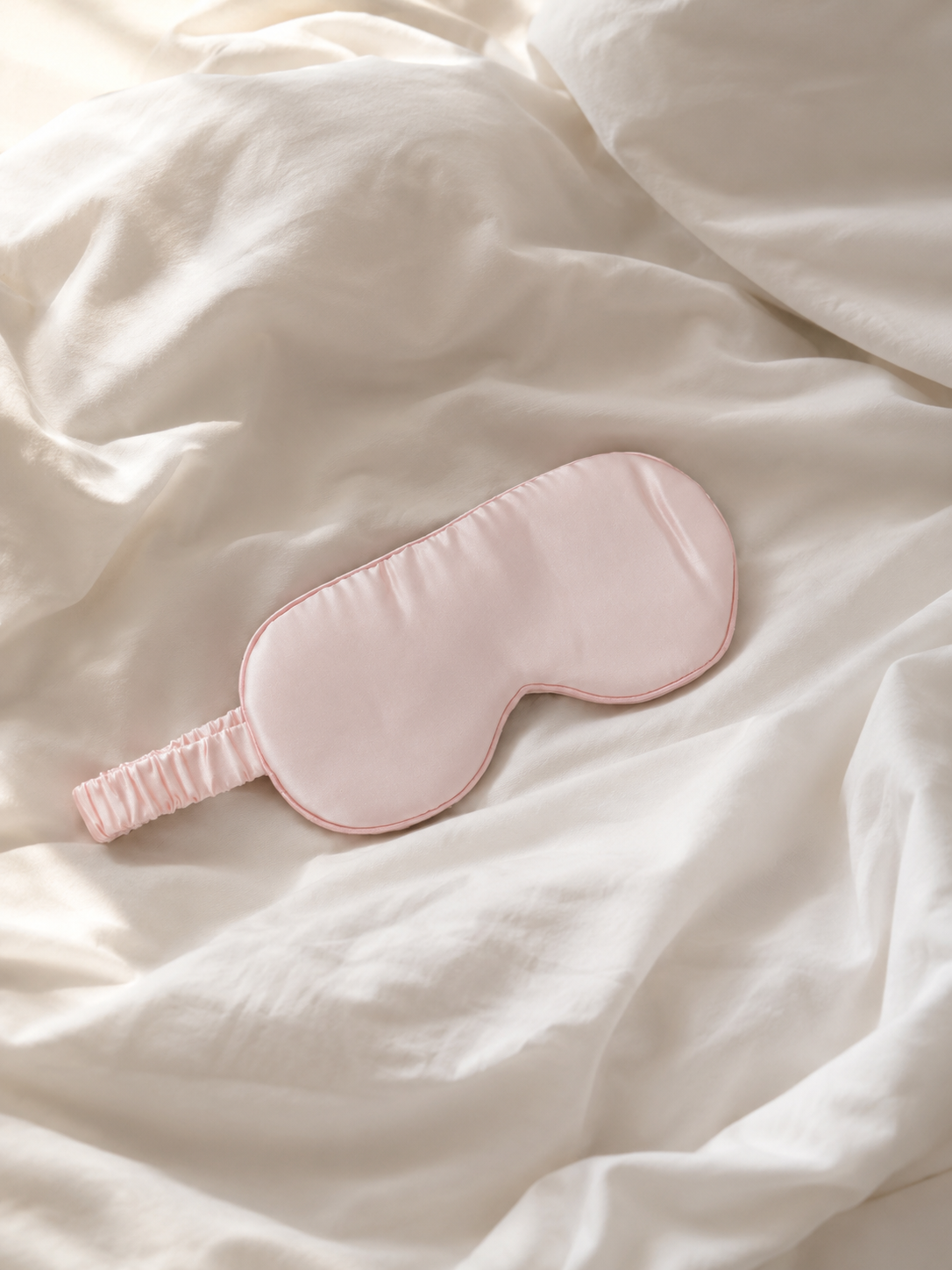 Mulberry Silk Eye Mask (Blush Petal)